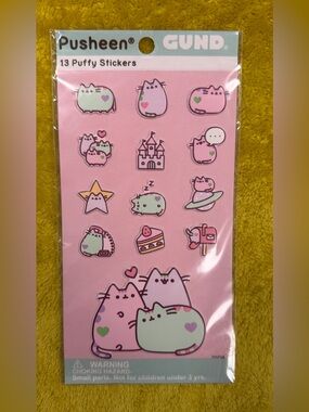 NWT Pusheen Bubble Stickers